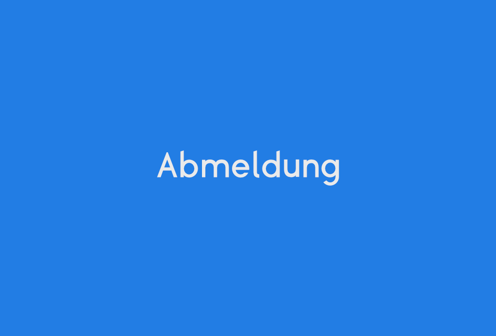 Abmeldung (MK)